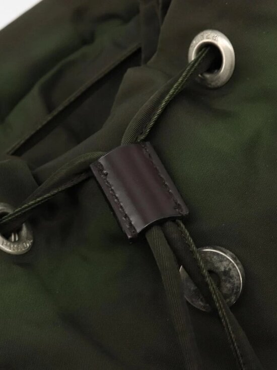 PRADA Backpack Nylon Khaki Auth bs22082 main image 8